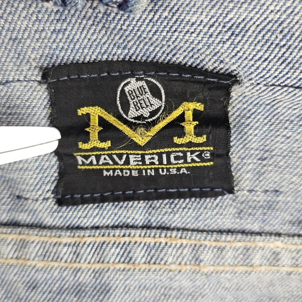 Vintage 70s Maverick Blue Bell Denim Jean Jacket Size 38 ( S/M ) Made in USA